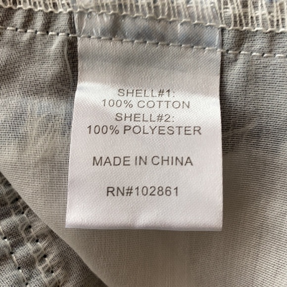 Adore denim and sheer snap front duster size S - Picture 6 of 6